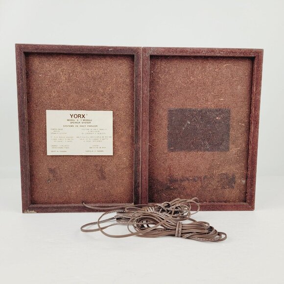 YORX S-9 Speaker Set VINTAGE Working - Picture 4 of 6